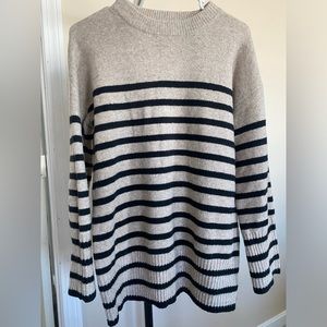 a new day beige and black sweater